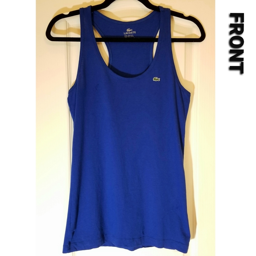 NWOT Lacoste Tank Top 100% Cotton